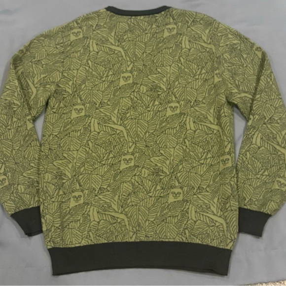 Ripndip Olive Leaf Pattern Crewneck Sweater - Picture 6 of 9